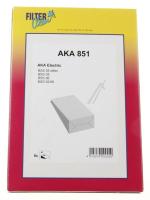AKA851 Staubsaugerbeutel Inhalt 8 Stück, Filterclean 000006-K