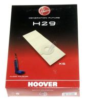 H29 F2002 Papier-Staubbeutel 5 Stück, Candy/Hoover 09178369