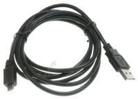 USB2.0-Kabel Typ-A Stecker /Typ-B Micro Stecker 1,8M, schwarz
