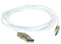 USB2.0 A St. /Micro USB B St., Fast Charging, White, 1M
